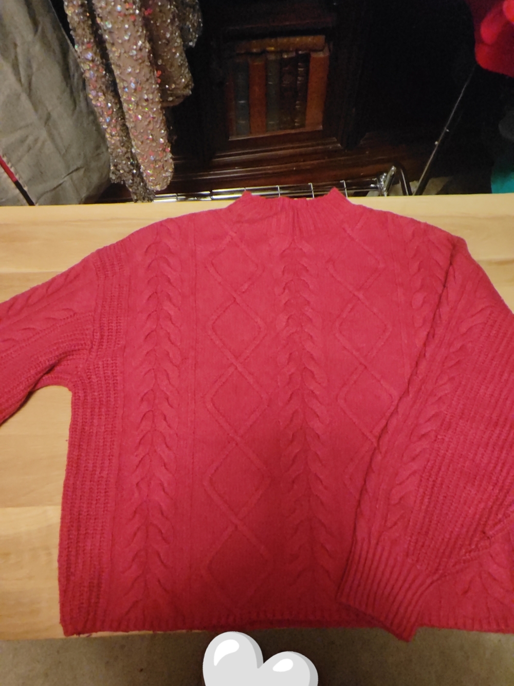 Old Navy Pink Cable Knit Sweater